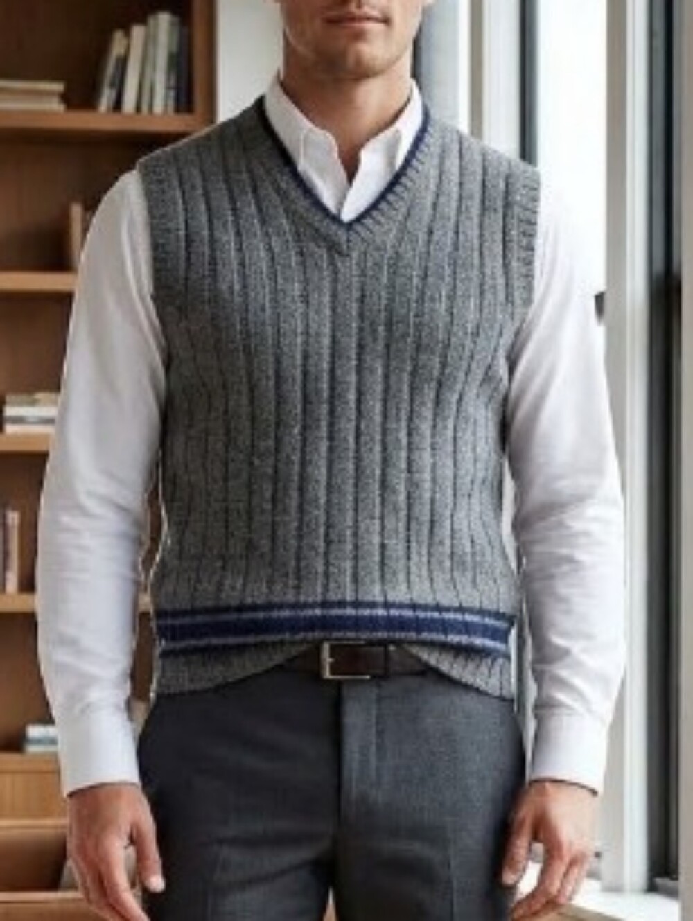 J CREW Wool V-Neck Sweater Vest
